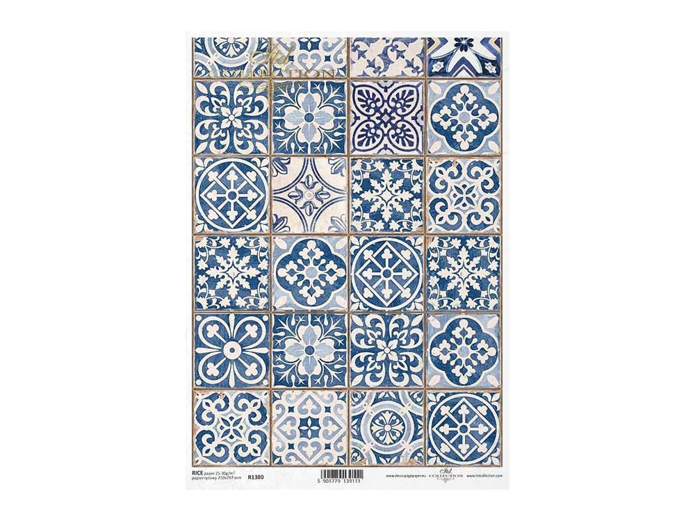 Decoupage paper A4 - ITD Collection - rice, R1380