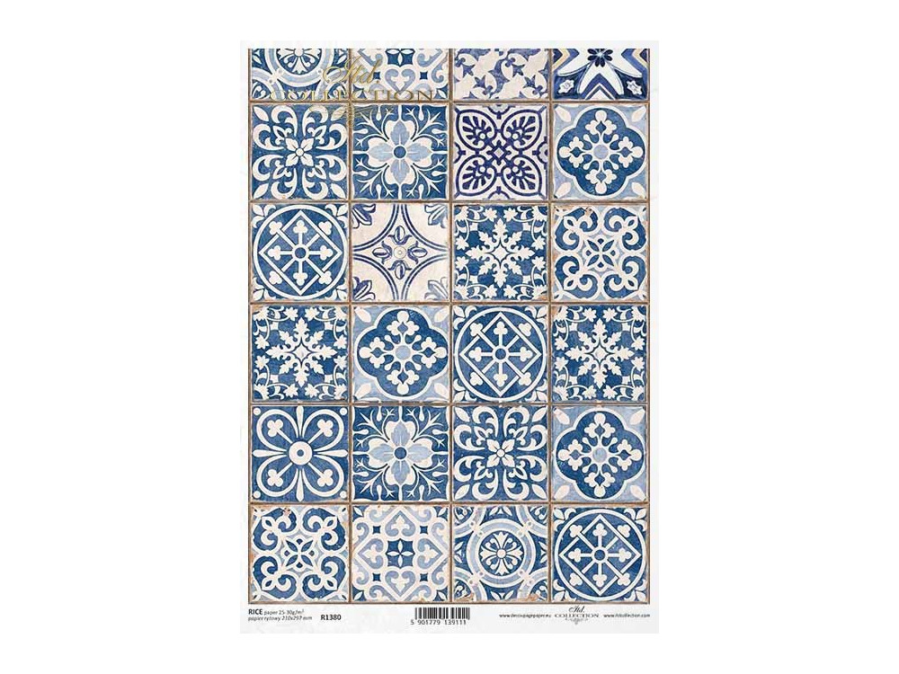 Papier do decoupage A4 - ITD Collection - ryżowy, R1380