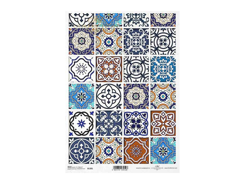 Decoupage paper A4 - ITD Collection - rice, R1381