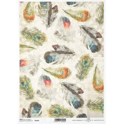 Decoupage paper A4 - ITD Collection - rice, R1414