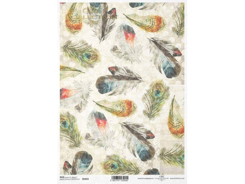 Decoupage paper A4 - ITD Collection - rice, R1414