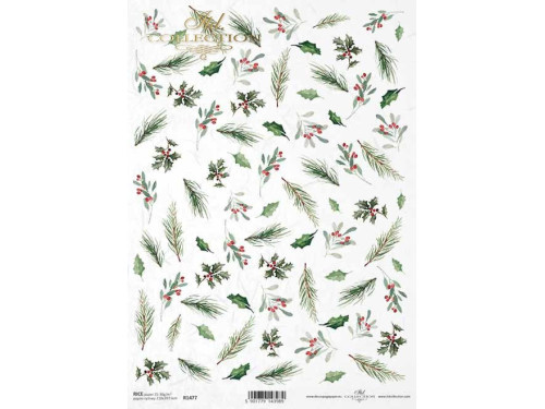 Decoupage paper A4 - ITD Collection - rice, R1477