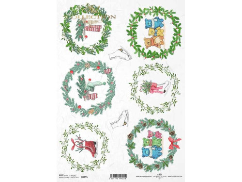 Papier do decoupage A4 - ITD Collection - ryżowy, R1495