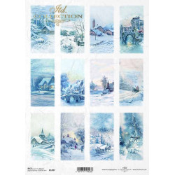 Decoupage paper A4 - ITD Collection - rice, R1497