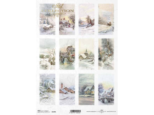 Decoupage paper A4 - ITD Collection - rice,R1498