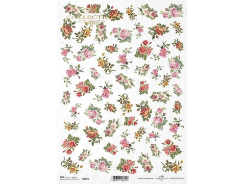 Decoupage paper A4 - ITD Collection - rice, R1450