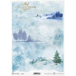 Decoupage paper A4 - ITD Collection - rice, R1519