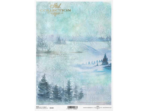 Papier do decoupage A4 - ITD Collection - ryżowy, R1520