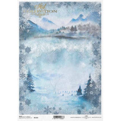 Papier do decoupage A4 - ITD Collection - ryżowy, R1522