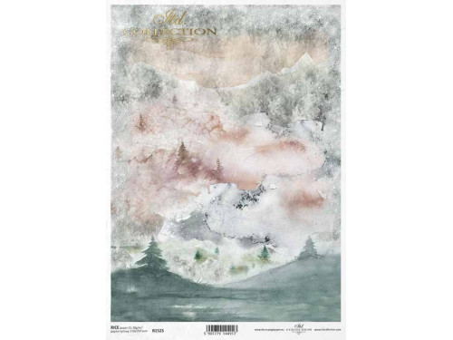 Papier do decoupage A4 - ITD Collection - ryżowy, R1525