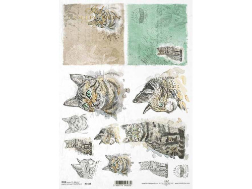 Decoupage paper A4 - ITD Collection - rice, R1565