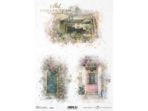 Papier do decoupage A4 - ITD Collection - ryżowy, R1600