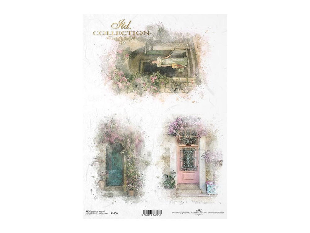 Papier do decoupage A4 - ITD Collection - ryżowy, R1600