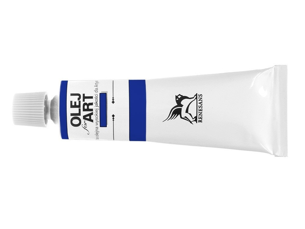 Oil paint Olej for Art - Renesans - 32, cobalt blue light, 60 ml