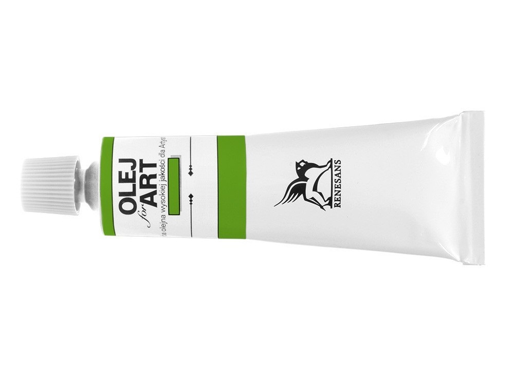 Farba olejna Olej for Art - Renesans - 37, zieleń cynobrowa ciemna, 60 ml