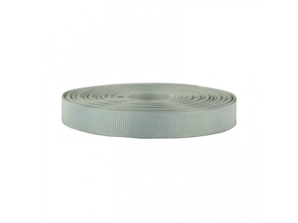 Repp ribbon - grey, 12 mm