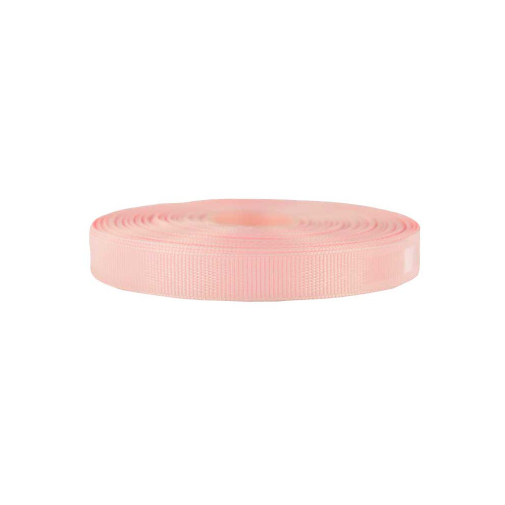 Repp ribbon - light pink, 12 mm