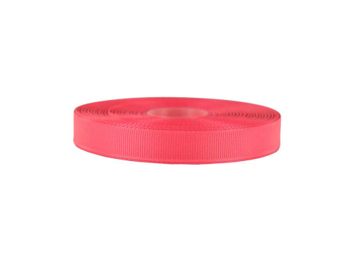 Repp ribbon - intense pink, 12 mm