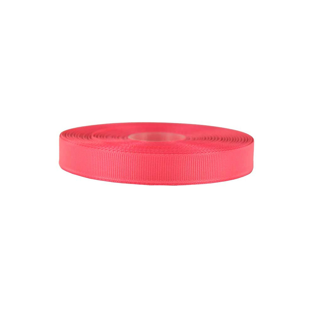 Wstążka rypsowa - intensywny różowy, 12 mm