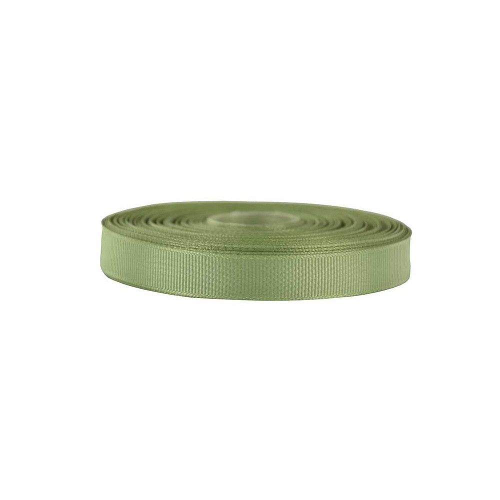 Repp ribbon - olive green, 12 mm