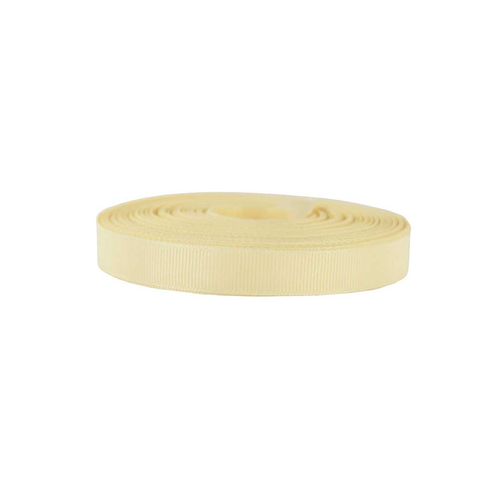 Repp ribbon - creamy, 12 mm