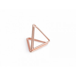 Stands for vignettes - triangles, pink gold, 10 pcs.
