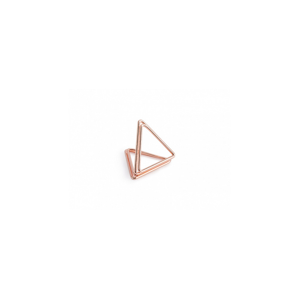 Stands for vignettes - triangles, pink gold, 10 pcs.
