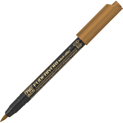 ZIG Fudebiyori Metallic brush pen - Kuretake - copper