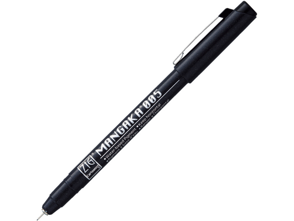 Cienkopis ZIG Cartoonist Mangaka - Kuretake - czarny, 0,05 mm