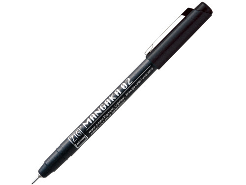 Cienkopis ZIG Cartoonist Mangaka - Kuretake - czarny, 0,2 mm