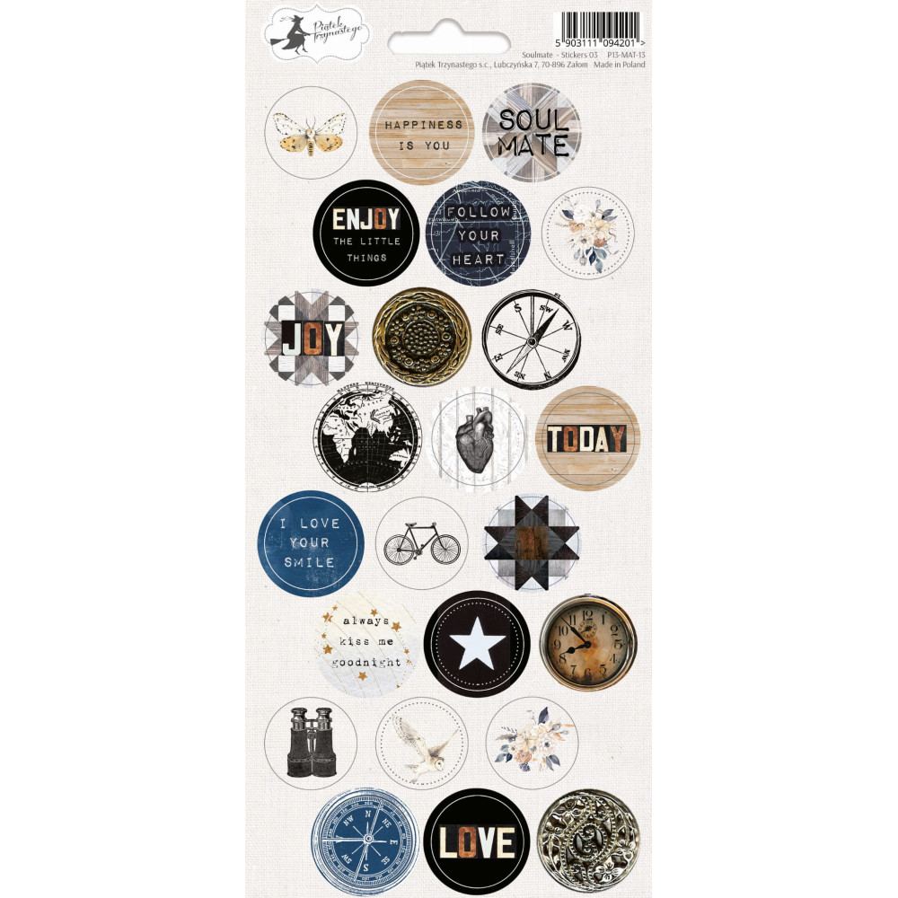 Sticker sheet - Piątek Trzynastego - Soulmate 03