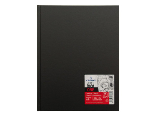 Sketchbook Art Book One A4 - Canson - black, 100 g, 100 sheets
