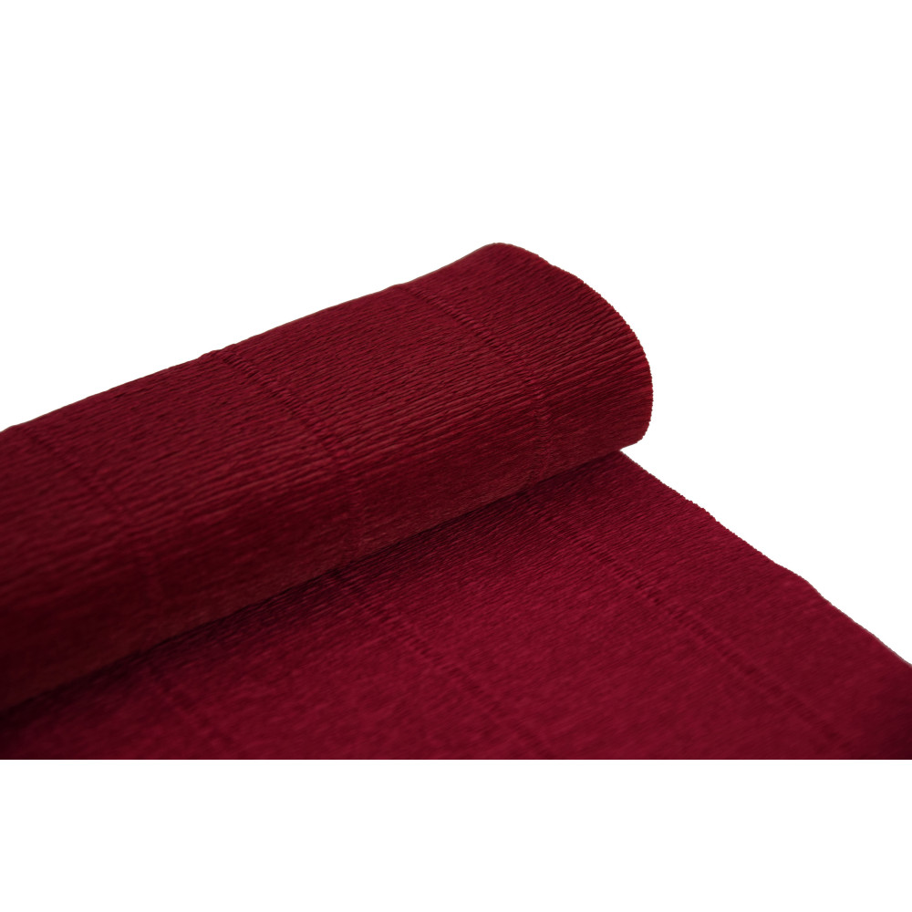 Italian crepe paper 180 g/m2 - Carmino Red 586