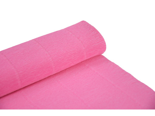 Krepina, bibuła włoska 180 g - Baby pink, 50 x 250 cm