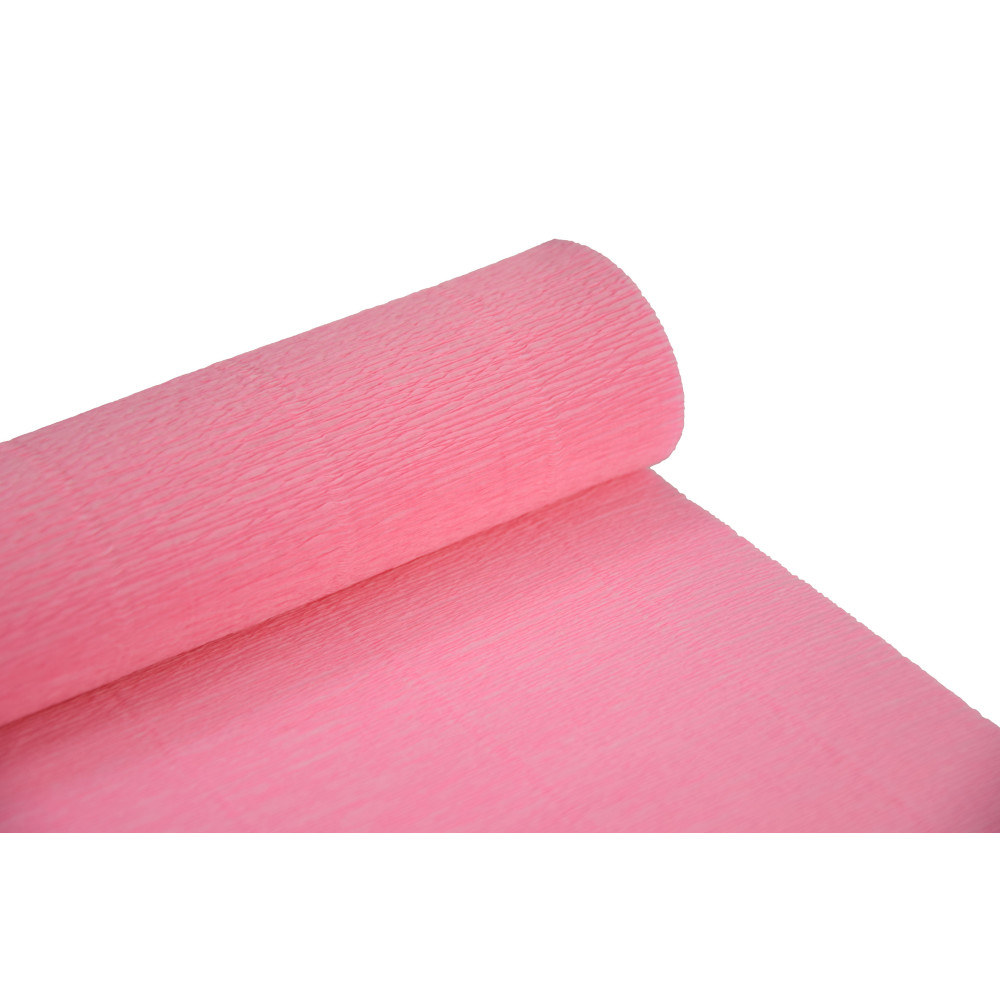 Krepina, bibuła włoska 180 g - Pink, 50 x 250 cm