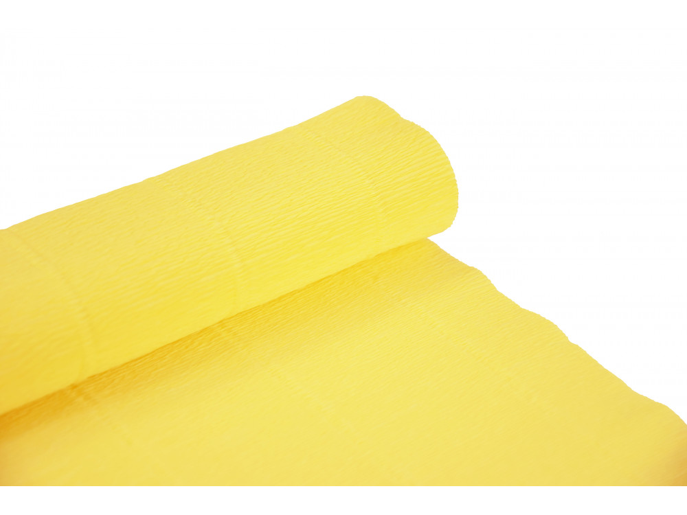 Italian crepe paper 180 g/m2 - Carminio Yellow 574