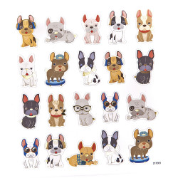 Stickers Dogs - DpCraft - 20 pcs.