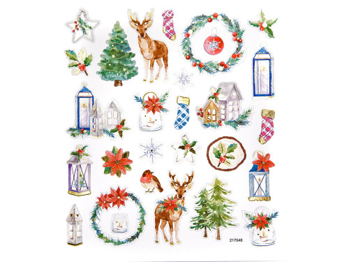 Stickers Christmas - DpCraft - 28 pcs.
