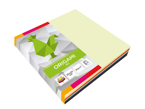 Origami paper - colorful, 20 x 20 cm, 100 sheets