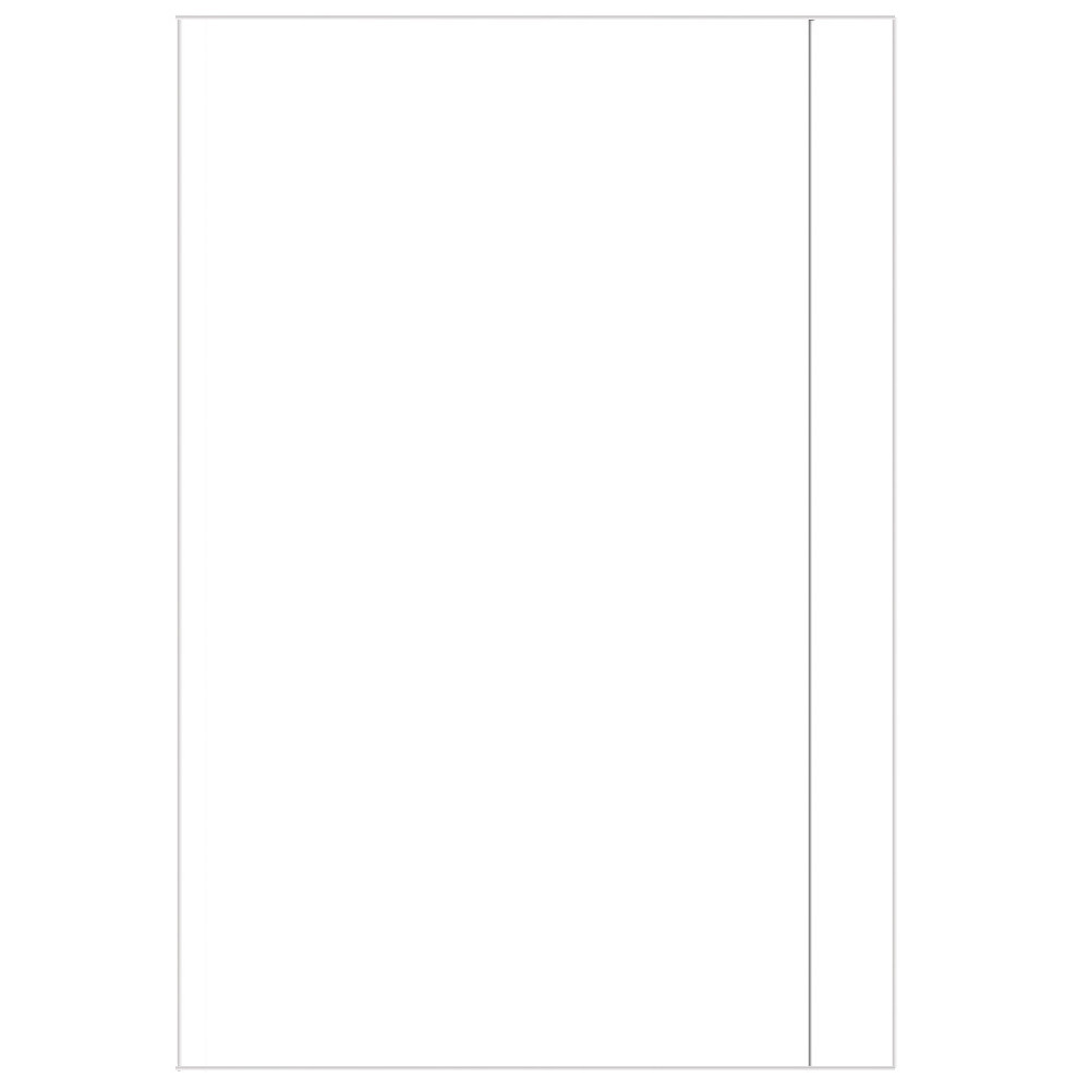 Folder with rubber closure A4 - white