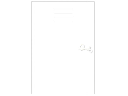Line folder with tie closure A4 - white
