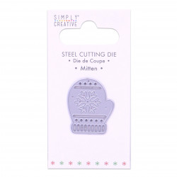 DOVECRAFT SIMPLY CREATIVE SMALL STEEL CUTTING DIE EMBOSSED STAR