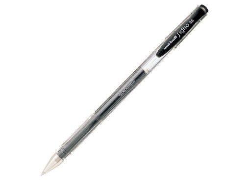 Gel pen Signo UM-100 - Uni - black, 0,5 mm