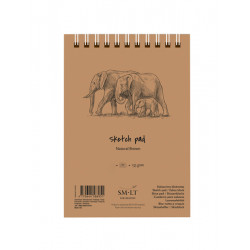 Sketch pad Authentic Brown A5, 135 g, 80 sheets