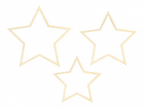 Hanging decoration Stars - 3 pcs.