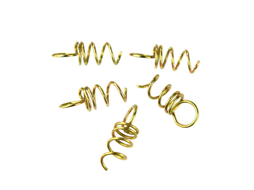 Zawieszki wkręcane do styropianu - złote, 5 szt.