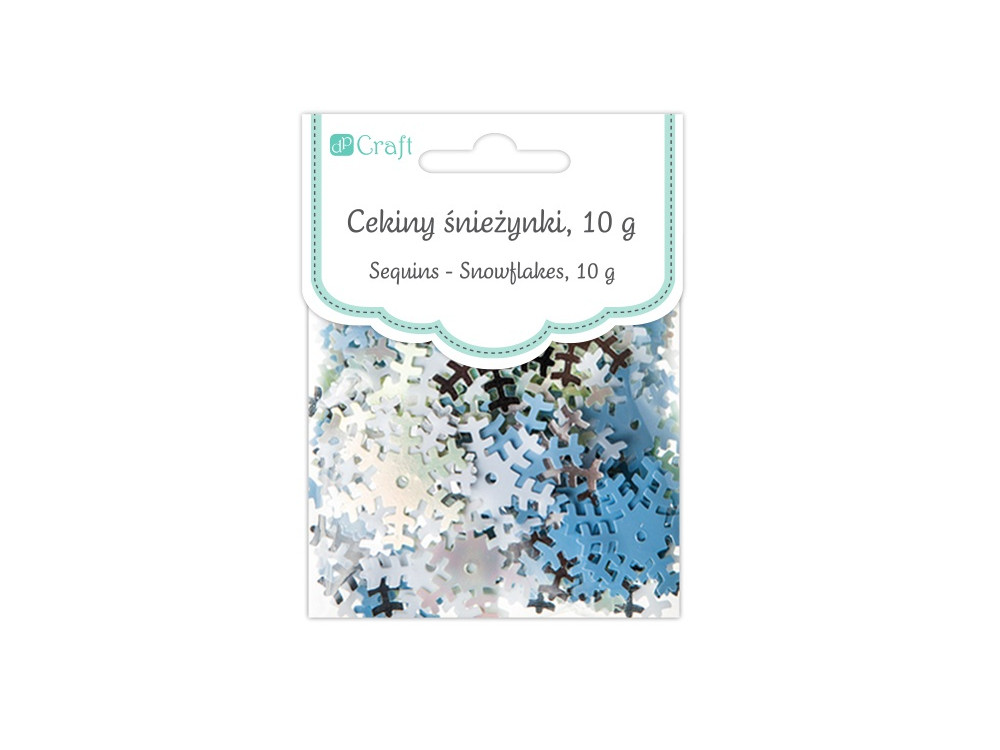 Sequins - Snowflakes, 10 g