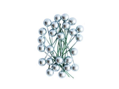 NAKLEJKI BROKATOWE 3D - CHOINKI, 12 SZT.