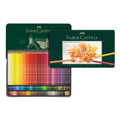 Set of Polychromos crayons in a metal case - Faber-Castell - 120 colors