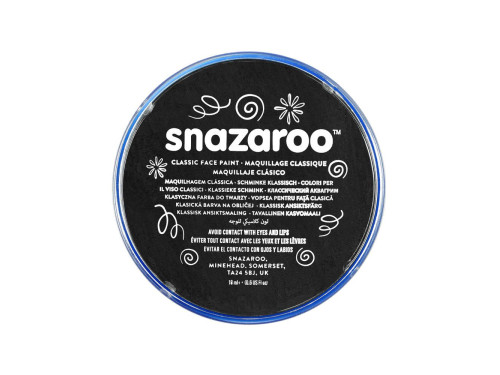 Face and body make-up paint - Snazaroo - black, 18 ml